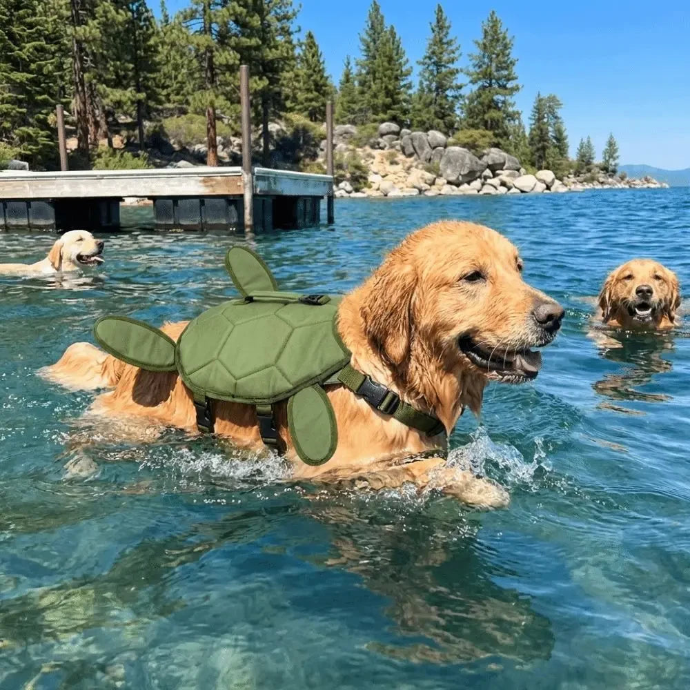 Kamizelka Ratunkowa dla Psa TurtlePup – Bezpieczeństwo w Wodzie (S/M/L/XL)